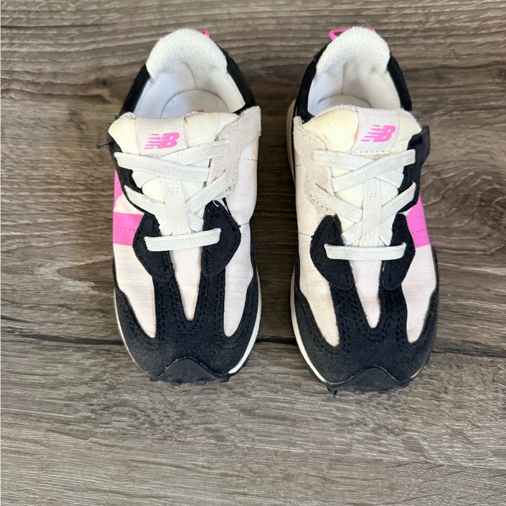 New Balance Kids Sneakers - Black, Pink, and Cream